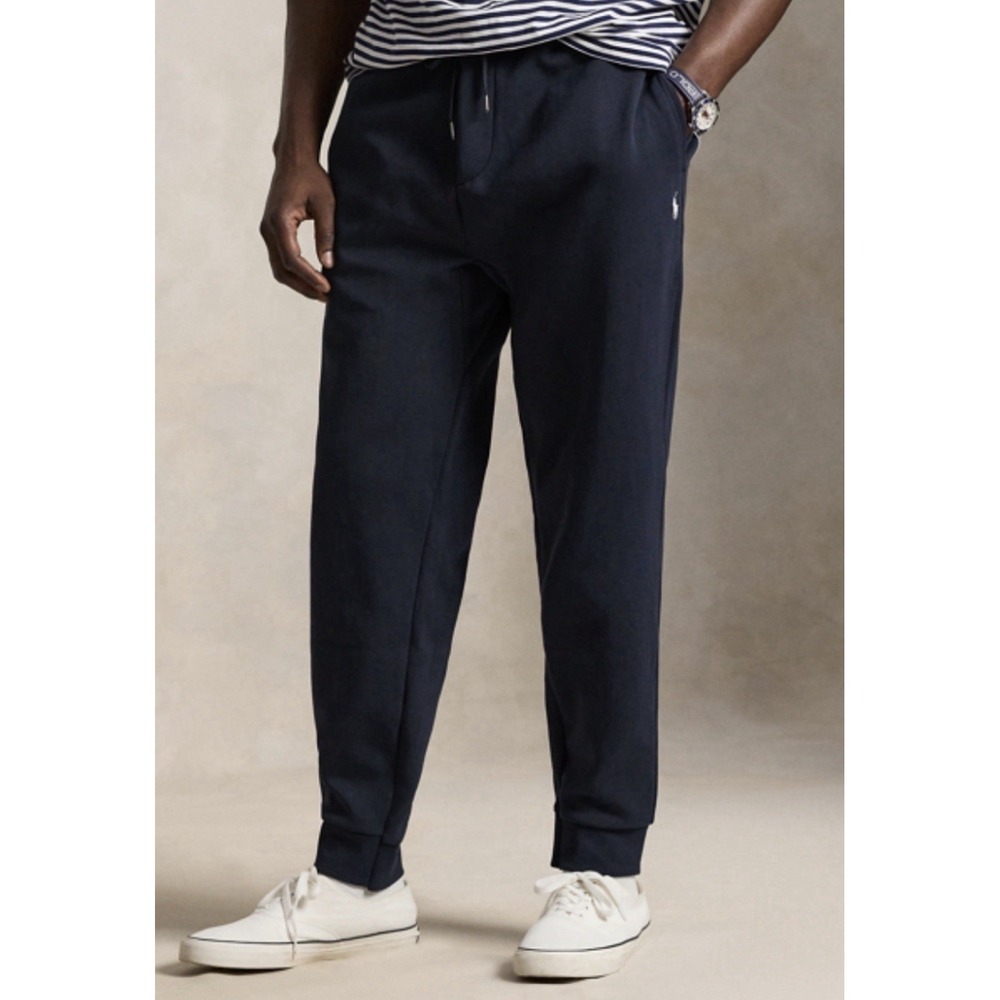 $148 Polo Ralph Lauren Double Knit Jogger Sweatpants Navy Blue Men's 2XLT